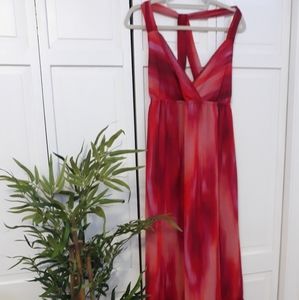 🌿🍒 A.N.A. Color Streak  women's maxi dress size M/L 🌿🍒